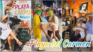 Playa del Carmen, Mexico  -Nightlife, Mayan Show, Mariachi, Restaurants, Bars, Shops