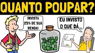 Educação Financeira: Quanto da Renda Poupar p/ Investir Todos os Meses?