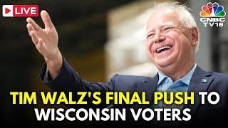 Tim Walz LIVE: Gov. Walz Delivers Closing Campaign Pitch To Wisconsin Voters | Kamala Harris | N18G