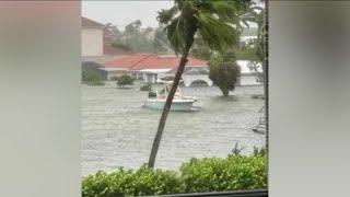 Hurricane Ian destroys lower level of the Vanderbilt Beach Resort