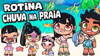 ROTINA DE CHUVA NA PRAIA | PAZU AVATAR WORLD ROTINAS E HISTÓRIAS