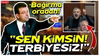 AKP’li üye Ahmet Özer’e “ter*rist” deyince Ekrem İmamoğlu çileden çıktı! “Sen kimsin! Terbiyesiz!"