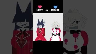 FPE BUT Hazbin Hotel | Left or Right #fundamentalpapereducation #shorts