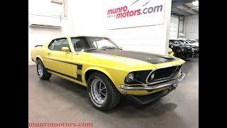 1969 Ford Mustang Boss 302 SOLD SOLD SOLD  Rotisserie Restored Munro Motors