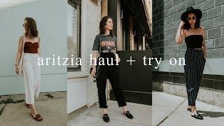 ARITZIA HAUL + TRY ON: HUGE CLIENTELE SUMMER SALE HAUL (2018)