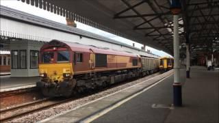 DB 66197 Mendip Rail Freight Passes Salisbury 21/04/17