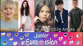 GET TO KNOW THE JESC 2024 ARTISTS | Part 2:     