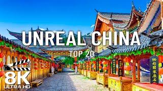 Wonders Of CHINA  Top 20 Most Amazing Places in China  Travel Video 8K