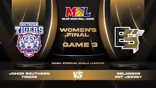 [ENG] MBL Women's Finals Game 3 |  Johor Southern Tigers vs Selangor EST Jersey