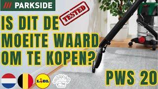 NATTE ZUIGER Parkside PWS 20 D3 DUTCH NEDERLANDS  BELGIUM LIDL