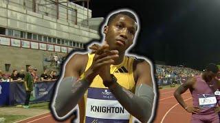 Erriyon Knighton and Joseph Fahnbulleh BATTLE in Men's 200m, Continental Tour; Zagreb