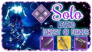 Solo Flawless Legend Shattered Realm - Hunter - Forest Of Echoes Destiny 2 - Ascendant Quickening