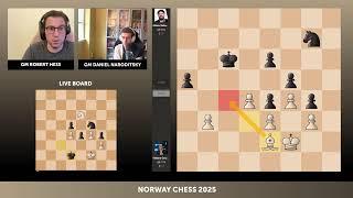 Norway Chess Round 1 with GM Hess and GM Naroditsky |!format |!schedule |!support