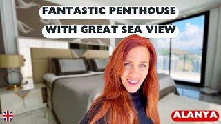 Most Beautiful Penthouse in Alanya - Sea View Bedroom!