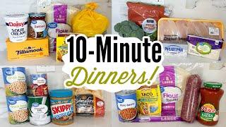 10 MINUTE DINNERS | 5 TASTY & EASY MEALS READY IN 10 MINUTES! | JULIA PACHECO