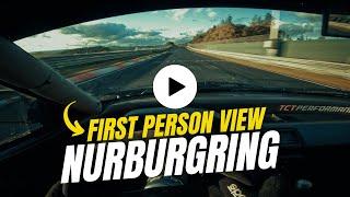 First person view on the Nürburgring // Honda Civic B18C // One of the last laps of 2023