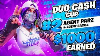 2nd Place DUO CASH CUP FINALS ($1000)  | Parz