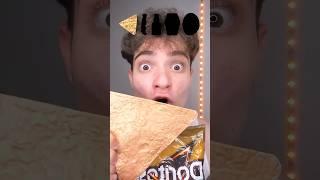 Giant bronze colour Doritos eating #mukbang #challenge #funny #food