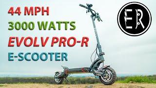 Evolv Pro-R review: 44 MPH ELECTRIC SCOOTER MADNESS!!!