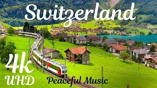 Switzerland Serenata: A Musical Journey through Nature's Beauty  4K