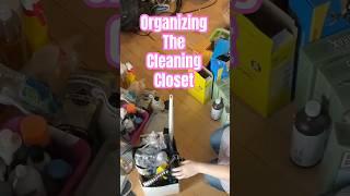 Cleaning up cleaning supplies  #deepclean #organizing #usewhatyouhave #declutter