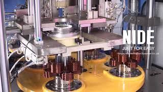 Automatic induction motor stator production line for electric motor manufacturing