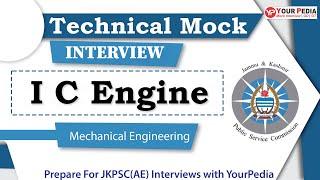 I C Engine Actual Interview Question asked in JKPSC(AE) interviews | Prepare Interview with YP