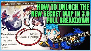 HOW TO UNLOCK THE NEW SECRET MAP + New Hidden Hardest Hunts in Rise - Monster Hunter Rise! #rise