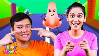 Nose Song | Preschool Songs For Kids | Tappy Troops - Educational Toddler Learning Videos