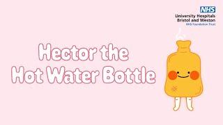 Hector the Hot Water Bottle - hot water bottle safety