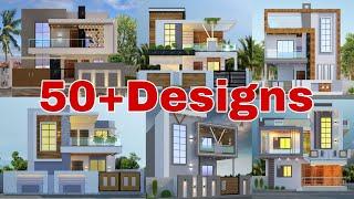 Top 50 Double Floor Front Elevation Designs | Double Floor House Elevation Photos