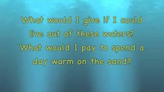 Part of Your World - The little mermaid (LYRICS)