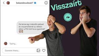 Ráírtunk 25 magyar focistára Instagramon *bevált!*  | Félidő!