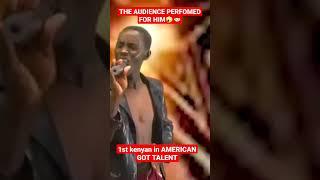 1st KENYAN IN AMERICAN GOT TALENT Astonish The AGT audience With Rema's song(calm down)    #calmdown