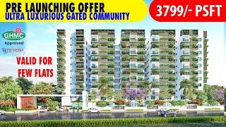 pre launch offer in hyderabad Suchitra, Kompally Luxurious Residential 2bhk/3bhk Gated Community H99