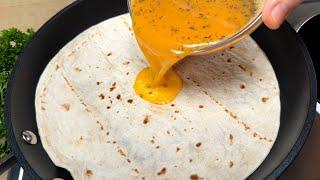 Tortillas und Eier zu Hause? Lecker und einfach, schnell zubereitet! 3 Top-Rezepte # 300