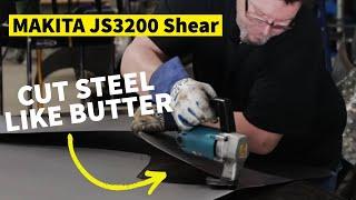 Cutting Metal The Easy Way. Makita JS3200 Power Shear.