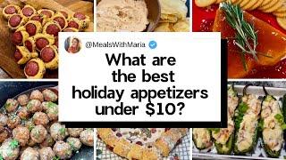 My Top 10 Holiday Appetizer Recipes Under $10 for Christmas