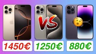 Die schlaue Wahl! iPhone 16 Pro Max VS iPhone 15 Pro Max VS iPhone 14 Pro Max