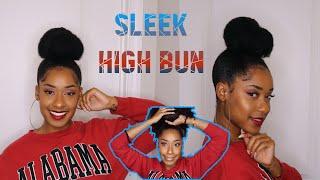 EASY SLEEK TOP KNOT BUN * in 5 Mins* | Michelle Jones