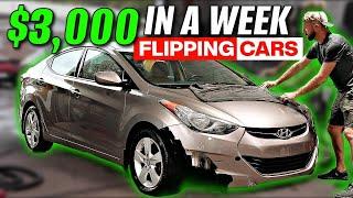 I Made Over $3000 In A Week Flipping Cars | Car Flip 101