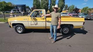 1978 Chevrolet C20 Cheyenne Trailering Special Light Patina in Excellent Condition!