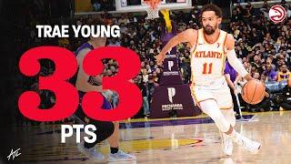 Trae Young scores 30 for third-straight game, finishes with 33 Points & 9 Assists vs. Lakers