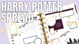 Harry Potter Plan With Me | Classic Happy Planner Spread | Decorative Planning