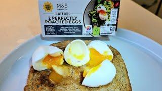 New M&S 2 Perfectly Poached Eggs Review! I'm shocked!