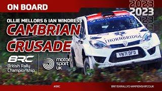 Ollie's Cambrian Crusade I On-board I British Rally Championship I Cambrian Rally 2023