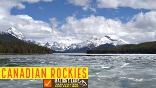 Canadian Rockies - Stunning Maligne Lake & Mary Schaffer Loop Trail near Jasper #jaspernationalpark