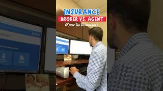 Insurance BROKER vs. AGENT (Know the Difference) #agent #broker #insurance