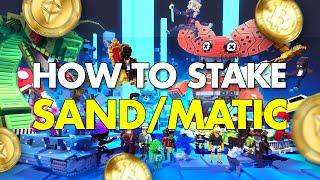 How to Stake SAND on Polygon (mSAND/MATIC)