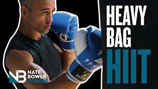 30 Minute Basic Heavy Bag HIIT Workout | NateBowerFitness